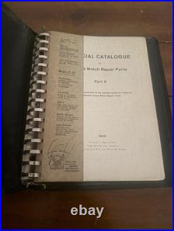 1949 Official Catalogue Of Swiss Watch Repair Parts Part Two