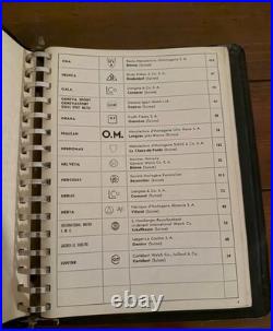 1949 Official Catalogue Of Swiss Watch Repair Parts Part Two