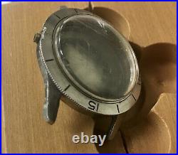 1950s vintage Zodiac Sea Wolf watch case ref. 699 damaged for parts or repair