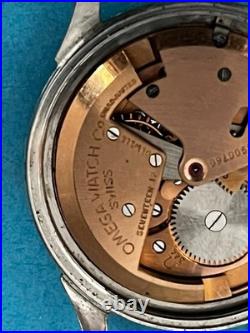 1952 OMEGA Automatic Cal 344 Watch Vintage Mens Dial Beige 4 parts / repair