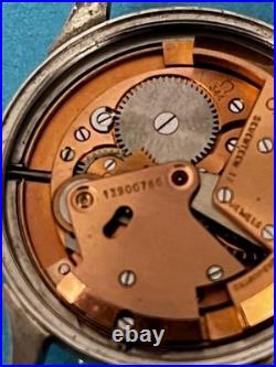1952 OMEGA Automatic Cal 344 Watch Vintage Mens Dial Beige 4 parts / repair