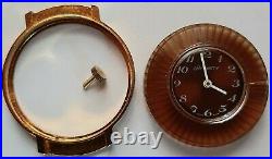 1960s era vintage Dynasty Swiss watch acrylic case Montrex Corp parts repair