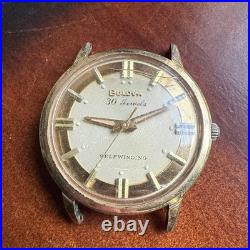 1965 M-5 Bulova Commander 30 Jewel Selfwinding Wristwatch Parts Or Repair