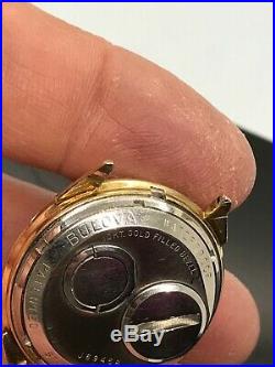 1966 Bulova Accutron 214 Spaceview parts or repairs 10k g. F. Bezel ref. #55