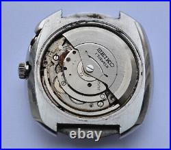 1969 SEIKO Alarm BELL-MATIC Steel Men WRISTWATCH Ref 7006-6000 for PARTS REPAIR