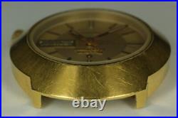 1970 Bulova Accutron Sputnik Safirglas Gold Plated Cal 2182 Watch PARTS REPAIR