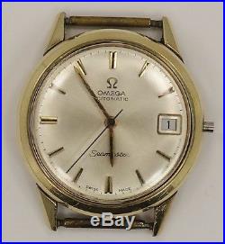 1971 Omega Seamaster Cal 363 17J Automatic Date Men's Watch Parts/Repair Z20