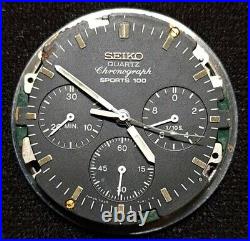 1984 Seiko Sports 100 Chronograph 15 jewels 7A28A Watch For Repair/Parts