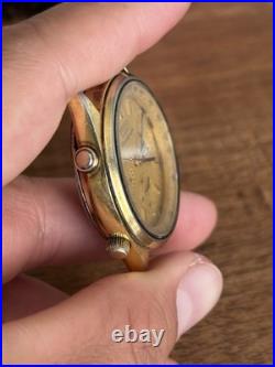 1985 Seiko 7A28-7029 Gold Chronograph Mens Watch Runs for parts or repair