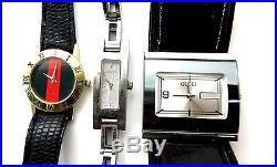 1lb Gucci Mens & Womens Designer Watches Parts/Repair Lot EBAY1