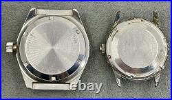 2 Gents Vtg CARAVELLE Watches, 1 DEVIL DIVER N-538. Both For Parts or Repair