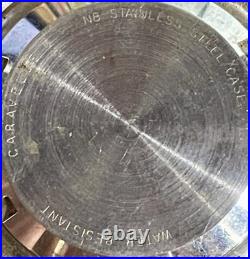 2 Gents Vtg CARAVELLE Watches, 1 DEVIL DIVER N-538. Both For Parts or Repair