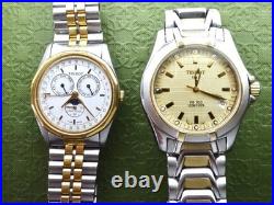 2 TISSOT WATCHES FOR PARTS or REPAIR PR 100 & CALENDAR MOON PHASE P365/485 2 TISSOT WATCHES FOR PARTS or REPAIR PR 100 & CALENDAR MOON PHASE P365/485