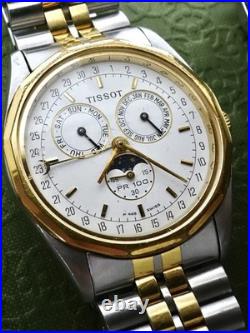 2 TISSOT WATCHES FOR PARTS or REPAIR PR 100 & CALENDAR MOON PHASE P365/485 2 TISSOT WATCHES FOR PARTS or REPAIR PR 100 & CALENDAR MOON PHASE P365/485