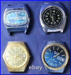 (20) Mechanical & Electric Mens Wrist Watch Lot Vintage Parts/Repair #7