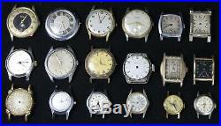 (20) Mens Watch Lot for Parts/Repair Timex Elgin Vintage Lot #1