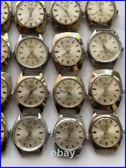 20 VTG Manual Watches Lot Swiss Style No Bracelets Good Condition Parts Repair