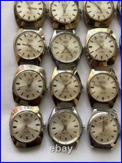 20 VTG Manual Watches Lot Swiss Style No Bracelets Good Condition Parts Repair