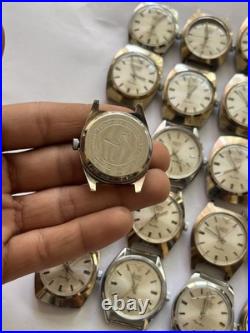 20 VTG Manual Watches Lot Swiss Style No Bracelets Good Condition Parts Repair