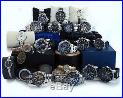 22 Watch Lot Invicta, Bulova, Seiko, and More For Parts / Repair / Resell
