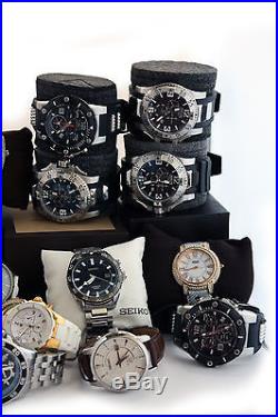 23 Watch Lot Invicta Michael Kors Seiko & More For Parts / Repair / Resell