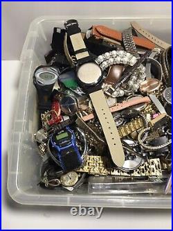24lbs Womens & Mens Untested Watches Parts, Repair, Resale or Wear