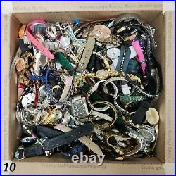 25 Lbs Mens & Womens Mixed Watch Lot #10 FOR PARTS / REPAIR READ DESCRIPTION