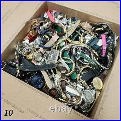 25 Lbs Mens & Womens Mixed Watch Lot #10 FOR PARTS / REPAIR READ DESCRIPTION