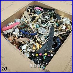 25 Lbs Mens & Womens Mixed Watch Lot #10 FOR PARTS / REPAIR READ DESCRIPTION