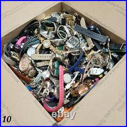 25 Lbs Mens & Womens Mixed Watch Lot #10 FOR PARTS / REPAIR READ DESCRIPTION