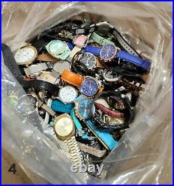 25 Lbs Mens & Womens Mixed Watch Lot #4 FOR PARTS / REPAIR READ DESCRIPTION