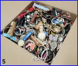 25 Lbs Mens & Womens Mixed Watch Lot #5 FOR PARTS / REPAIR READ DESCRIPTION