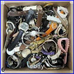 25 Lbs Mens & Womens Mixed Watch Lot #6 FOR PARTS / REPAIR READ DESCRIPTION