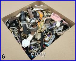25 Lbs Mens & Womens Mixed Watch Lot #6 FOR PARTS / REPAIR READ DESCRIPTION