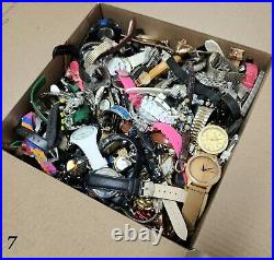 25 Lbs Mens & Womens Mixed Watch Lot #7 FOR PARTS / REPAIR READ DESCRIPTION