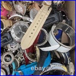 26lb 250+ Vintage/Modern Fashion Name Brand Watches Men/Woman Parts/Repair