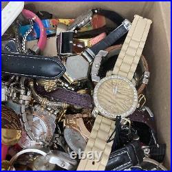 26lb 250+ Vintage/Modern Fashion Name Brand Watches Men/Woman Parts/Repair