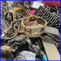 26lb 250+ Vintage/Modern Fashion Name Brand Watches Men/Woman Parts/Repair