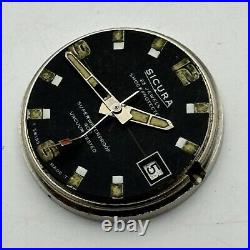 29.2mm Sicura 400 Sic 19 Super Waterproof Vacuum Watch Movement For Parts Repair