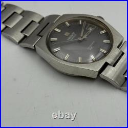 34mm Men's Tissot PR516 Automatic Grey Dial 784-2 Rare Date Watch PARTS REPAIR