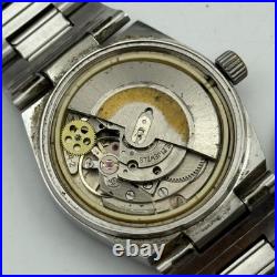 34mm Men's Tissot PR516 Automatic Grey Dial 784-2 Rare Date Watch PARTS REPAIR