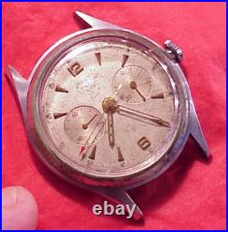 35mm Nicolet Caliber Lemania 1277 Manual Wind Chronograph Watch Repair / Parts 35mm Nicolet Caliber Lemania 1277 Manual Wind Chronograph Watch Repair / Parts