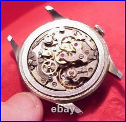 35mm Nicolet Caliber Lemania 1277 Manual Wind Chronograph Watch Repair / Parts 35mm Nicolet Caliber Lemania 1277 Manual Wind Chronograph Watch Repair / Parts