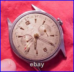 35mm Nicolet Caliber Lemania 1277 Manual Wind Chronograph Watch Repair / Parts 35mm Nicolet Caliber Lemania 1277 Manual Wind Chronograph Watch Repair / Parts