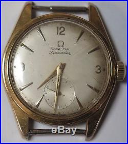 36mm 1957 Omega Seamaster 267 Mens Vintage Watch For Parts or Repair