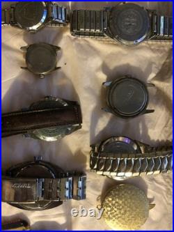 37 Mechanical Mixed Watch Lot For Parts Or Repairs