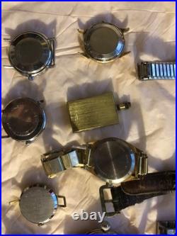 37 Mechanical Mixed Watch Lot For Parts Or Repairs