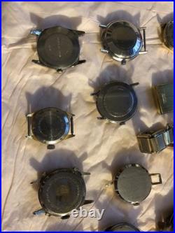 37 Mechanical Mixed Watch Lot For Parts Or Repairs