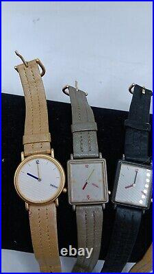 4 Vintage Seiko 2-2P20-5F29 & 2P30 Watch As Is Not Running Parts. Or. Repair