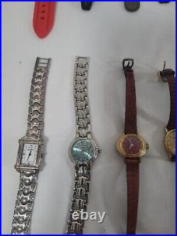 40 Pc Men's Women's Wrist Watch Lot Vtg Thru Modern For Repair Parts